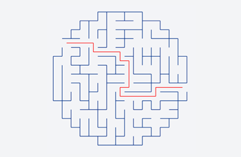 Maze Circle Puzzle