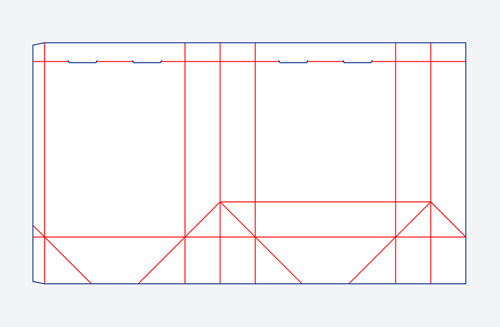 Paper Shopping Bag Dieline 15300