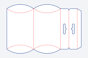 Pillow Box with Double Hanging Tab S3