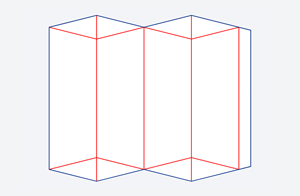 Polygonal Pillow Box Dieline