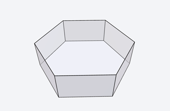 Polygonal Tray